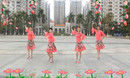 可爱玫瑰花广场舞美丽的雪山姑娘团队版附分解动作原创