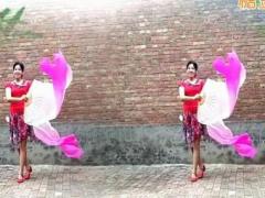 阿采广场舞最美中国 扇子舞 正背面演示及分解动作教学 编舞阿采