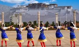 阿中中广场舞西藏之舞 附分解动作教学 原创编舞阿中中