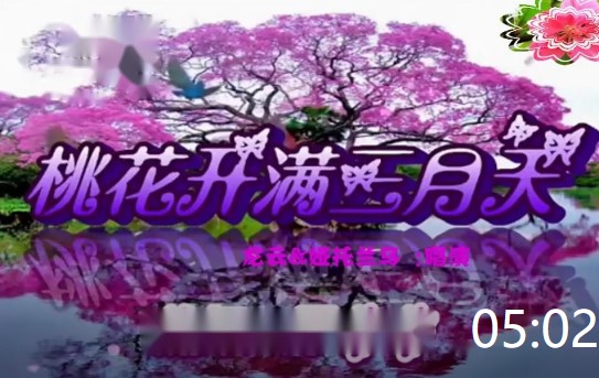 阿中中广场舞 - 桃花开满三月天 - 舞蹈视频