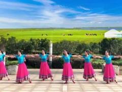 春英广场舞《卓玛》唯美藏族舞 背面演示及分解教学 编舞春英