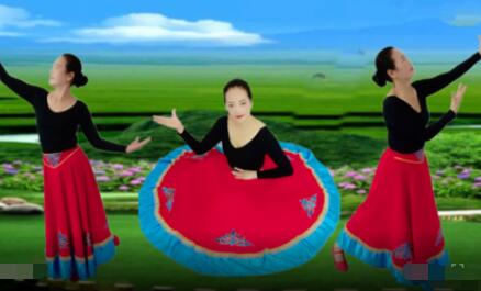 安徽滁州恋红颜广场舞《梦中的妈妈》民族舞 背面演示及分解教学 编舞小琴