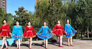 贵州小平平广场舞《九月九的酒》双人对跳 背面演示及分解教学 编舞小平平
