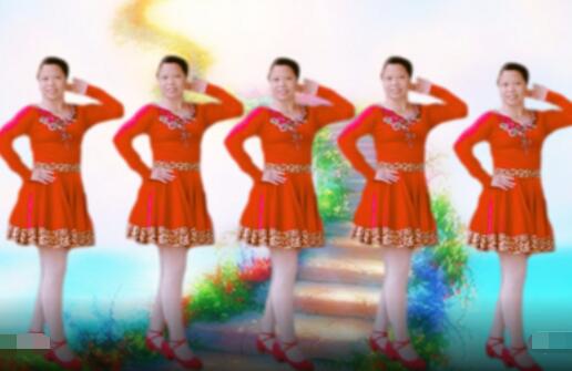 贵州小平平广场舞《走天涯》恰恰双人单人都可以跳 背面演示及分解教学