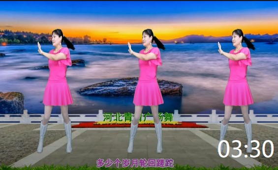 河北青青广场舞网络火爆DJ《走在人生的路口》这歌听醉了，舞步动感带劲