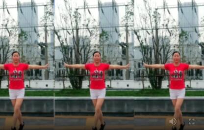合肥庆庆广场舞《快乐歌》原创网红舞曲弹跳36步 背面演示及分解教学