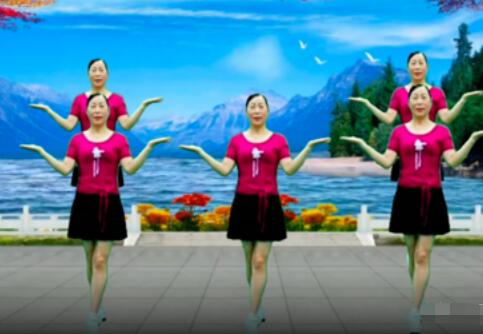 合肥庆庆广场舞《外婆的澎湖湾》简单好学32步 背面演示及分解教学