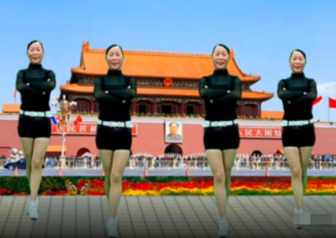 合肥庆庆广场舞《中国红》庆新中国成立7O周年特献 背面演示及分解教学
