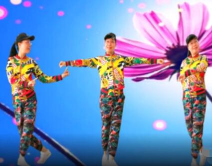 化州花开朵朵广场舞《格桑拉》网红16步欢快藏族风格 背面演示及分解教学