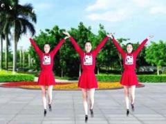 济南朵朵广场舞《跳到北京》背面演示及分解教学 编舞朵朵