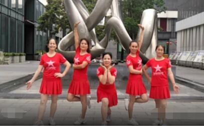 丽丽自由广场舞《火火的情郎》原创32步动感时尚健身舞 背面演示及分解教学