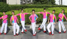沅陵燕子广场舞《哥哥妹妹》第一套舞步操 背面演示及分解教学 编舞燕子