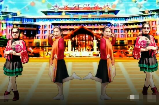 梅香雅芳广场舞《中国范》背面演示及分解教学 编舞梅香雅芳