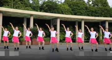 茉莉广场舞《中国美中国梦》原创70周年庆红歌健身舞 背面演示及分解教学