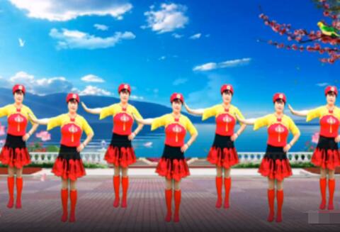 庞清华姐妹广场舞《马背上的情歌》32步水兵舞好学 背面演示及分解教学