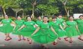 三亚迎宾广场舞《生日祝福歌》舞队四周年庆特献 演示和分解动作教学