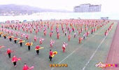 杨光广场舞《幸福小康》大型集体扇子舞 演示和分解动作教学 编舞杨光