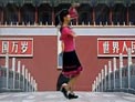 荆州楚悦广场舞 北京的金山上 含王梅背面口令分解动作