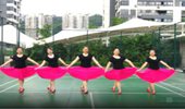 重庆叶子广场舞《野花》原创中三 演示和分解动作教学 编舞叶子