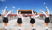 美丽秋霜广场舞《我爱北京天安门》少儿舞蹈 演示和分解动作教学
