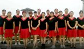 谷城元琴广场舞《情人桥》32步 演示和分解动作教学 编舞张元琴
