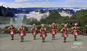 子明广场舞  苗族山歌 正面动作表演版与动作分解 团队版