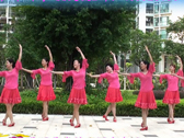 舞在深圳湾广场舞 八九雁来 雨丝编舞 正面演示 背面演示 分解教学