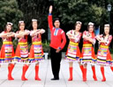 凤凰六哥广场舞《我的九寨》藏族舞 演示和分解动作教学 编舞六哥