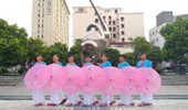上海香何花广场舞《人间第一情》伞舞 演示和分解动作教学 编舞张桃英