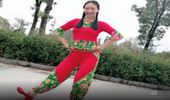 安庆红娘子广场舞《白龙马》唢呐版 演示和分解动作教学 编舞红娘子