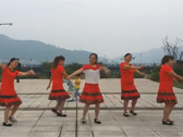 重庆红红广场舞 想西藏 含分解动作及背面演示
