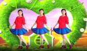 黄秋萍广场舞《映山红》动感时尚32步步子舞 演示和分解动作教学