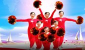 美丽秋霜广场舞《火火的中国火火的时代》国庆献礼 演示和分解动作教学