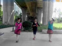 简画广场舞女人没有错 演示和分解动作教学 编舞简画