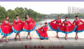 青儿广场舞《红红的线》蒙古舞水兵舞混排风 演示和分解动作教学