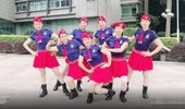 广州太和珍姐广场舞《凤凰花开》原创7人队形版 演示和分解动作教学