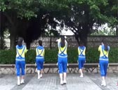 舞在深圳湾广场舞 为何要伤我的心 背面展示与动作分解
