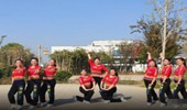 江西余干荣儿广场舞《逆风者》简单动感健身操风格 演示和分解动作教学