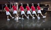 赣州康康广场舞《爱情专属权dj》两面跳32步 演示和分解动作教学 编舞康康