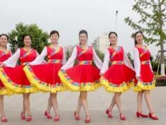 沭河之光广场舞《卓玛泉》藏族风 演示和分解动作教学 编舞沭河清秋