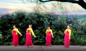 谷城元琴广场舞《蝶恋花》原创柔美32步 演示和分解动作教学 编舞元琴