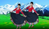 沁爱广场舞《那一天》藏族舞 演示和分解动作教学 编舞沁爱