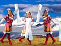 芳香丽人广场舞《吉祥》藏族舞 演示和分解动作教学 编舞芳香丽人