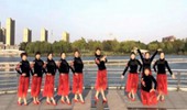 青儿广场舞《男人四十花开放》16步摆肩扭颈健身舞 演示和分解动作教学