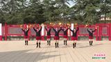 河南省洛阳市新安县磁涧镇带刺的玫瑰广场舞队广场舞  好运松给你 团队表演版