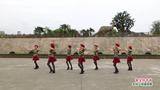 靖安河北轻舞飞扬广场舞 最美的中国 团队表演版