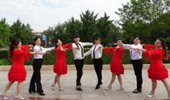 香儿广场舞《在北京》双人舞 演示和分解动作教学 编舞香儿