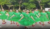 三亚迎宾广场舞《最美传奇》演示和分解动作教学 编舞韩明