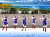 昌黎波波原创广场舞 圣洁的藏女 波波编舞 正面演示 背面演示 分解教学