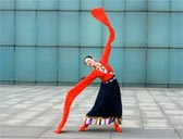 阿里梧桐藏族舞蹈《阿克祥巴》正面示范